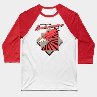 Defunct Montreal Roadrunners Roller Hockey Baseball T-Shirt